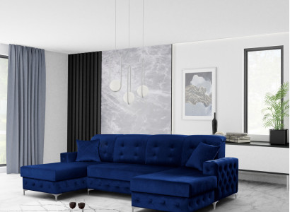 Design Upholstery Textile Sofas Wood Sofa new Luxury Furniture Corner sofa U-shape Couch